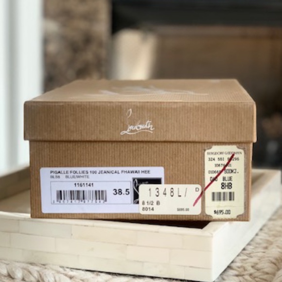 Christian Louboutin Pigalle Follies 100 Denim - Picture 12 of 12